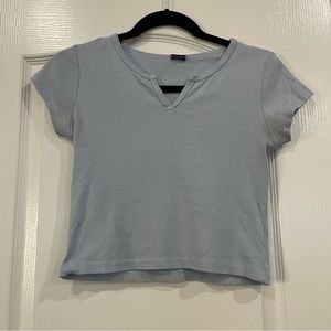 Brandy Melville women’s tee light blue